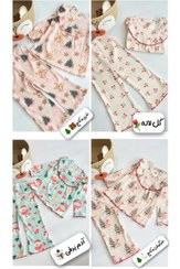 تصویر ست راحتی بچگانه ریلی طرح خرگوش و کاج سایز ۳ تا ۴ سال 