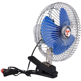 تصویر پنکه خودرویی سایز 21 سانتییمتری Demiawaking 8 Inch 12V Movable Carrier Car Oscillating Cooler Self Cooler Fan