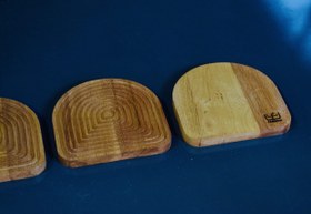 تصویر زیرلیوانی چوبی کد z2 