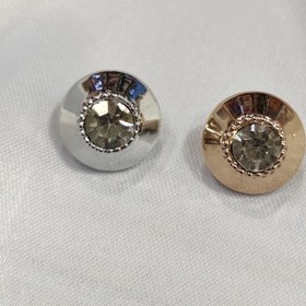 تصویر دکمه شومیزی تک نگین کد ۰۷ 