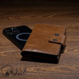 تصویر کیف پول چرم طبیعی گاو کد ۱۰۳۸ 