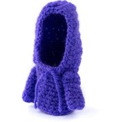 تصویر لباس بافتنی چراغک رنگ بنفش 