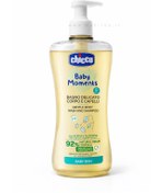 تصویر شامپو کودک سر و بدن ملایم چیکو 500 میل Chicco Gentle Body Wash and Shampoo with Oat and Vegetal Glycerin