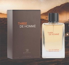 تصویر ادکلن مردانه روونا مدل تق هرمس حجم 100 میلی لیتر Rovena men's cologne, Tag Hermes model, volume 100 ml