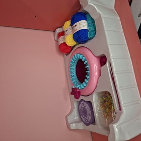 تصویر دستگاه بافندگی بزرگ 