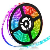 تصویر ریسه LED RGB مناسب سقف و دکوراسیون داخلی 