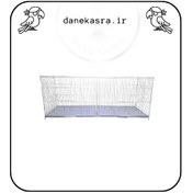 تصویر قفس پرندگان جوجه پران تاشو رنگ کروم 