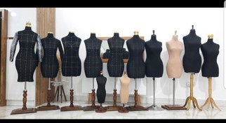 تصویر مانکن سوزن خور و اتوخور درجه۱خیاطی(خرید مستقیم از کارخانه)از سایز۳۲تا ۵۲ - سایز۴۰ / مشکی 