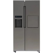 تصویر یخچال فریزر ساید بای ساید اسنوا 32 فوت سری هارمونی مدل S1Di-M210 Snowa S1Di-M210-S Side By Side Refrigerator