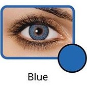 تصویر لنز رنگی روزانه آبی فرشلوک مدل Blue 