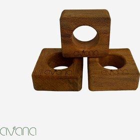 تصویر حلقه دستمال چوبی 