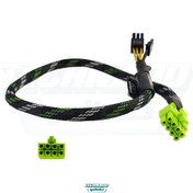 تصویر کابل برق 8 پین کارت گرافیک به خروجی (6+2) 