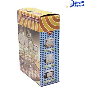 تصویر زنگ بلبلی روکار Bird-Chirp Door Chime