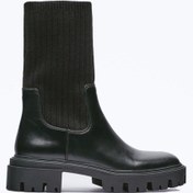 تصویر نیم بوت کش دار زنانه ZARA کد 2138610 