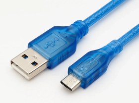 تصویر Micro USB TO USB 30 CM Fast Charge Hi SUN 