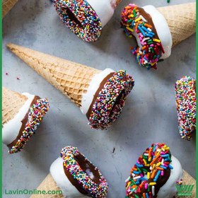 تصویر نان حلوایی قیفی 