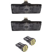 تصویر چراغ پلاک خودرو ایران خودرو مدل EK-SAMANDWHT-30984 مناسب برای سمند مجموعه ۴ عددی 