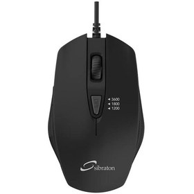 تصویر موس سیم دار سیبراتون مدل SM1515 mouse