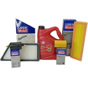 تصویر پکیج تعویض روغن پژو 206 تیپ 2 بهران با صافی بنزین قبل از 85 (استاندارد) 