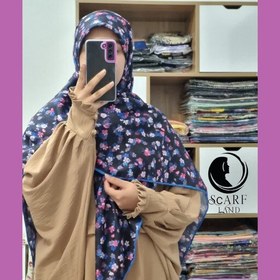 تصویر روسری گلگلی دخترانه محصول ایرانی باکیفیت جنس سوپر نخ سایز 140سانت دور دست دوز ارسال به سراسر کشور 