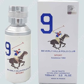 تصویر ادوتویلت مردانه بورلی هیلز پولو کلاب شماره 9 حجم 100 میلی لیتر Beverly Hills Polo Club Men's Eau De Toilette No9 100ml