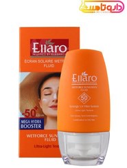 تصویر فلوئید ضد آفتاب SPF50 وت فورس پوست چرب و مختلط الارو 50 میلی لیتر فلوئید ضد آفتاب SPF50 وت فورس پوست چرب و مختلط الارو 50 میلی لیتر Ellaro Wetforce Sunscreen Fluid Mega Hydra Booster 50ml برند : الارو - Ellaroضمانت اصالت بودن کالا کد محصول: DRX14810
