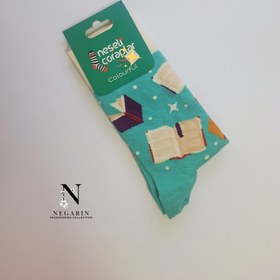 تصویر جوراب کتاب 