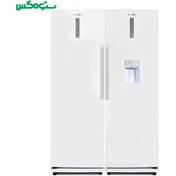 تصویر یخچال فریزر دو قلو 20 فوت التتو مدل NR6020-NF6020 Eletto NR6020-NF6020 ice refrigerator and freezer