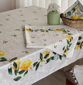 تصویر رومیزی ضد لک مخمل کوبیده tablecloth