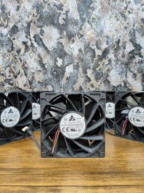 تصویر فن ماینر Delta (دلتا) 7پَره بلبرینگی سایز 14*14 سوکت 4پین atx Fan miner delta 14*14