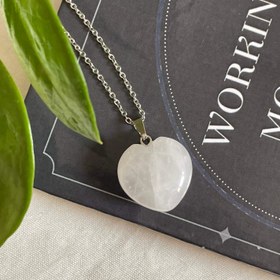 تصویر گردنبند قلب کوارتز 