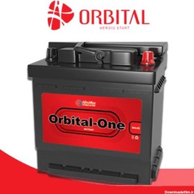 تصویر باتری اوربیتال وان ۱۲ ولت ۶۰ آمپر قطب معکوس سپاهان Battry orbital one 12v 60ah power plus sepahan