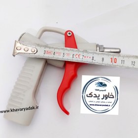 تصویر تفنگی بادپاش مدل ایتالیا برند نوین جنس بدنه پلاستیک فشرده شده - طوسی 