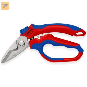 تصویر قیچی الکترونیک زاویه دار کنیپکس مدل 950520SB Angled Electricians' Shears