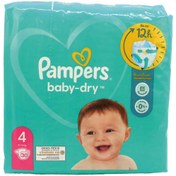 تصویر پوشک پمپرز سایز 4 Pampers Baby Dry Pampers Baby Dry Luiers Maat 4 (9-14 kg) 30 stuks