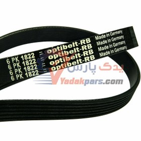 تصویر تسمه دینام L90 اپتی بلت 1822 EPDM optibelt 6pk 1822 EPDM RTA