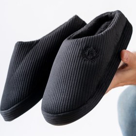 تصویر دمپایی خانگی راه راه مردانه | Slipcat TEKSAS 