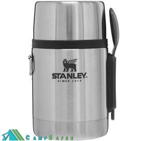 تصویر ظرف غذای استنلی Adventure ظرفیت ۵۳۰ میلی لیتر با قاشق 