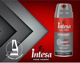 تصویر اسپری مردانه اینتسا (Intesa) مدل Pour Homme Essence Power حجم 150 میلی لیتر اسپری