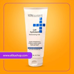 تصویر شیر بدن آبرسان ال سی ای فارما LCA Pharma Moisturizing Milk