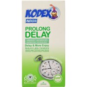 تصویر کاندوم تاخیری کدکس مدل پرولانگ دیلی 12 عددی Kodex Prolong Delay Condom 12 pcs