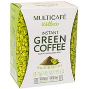 تصویر قهوه سبز فوری مولتی کافه تندرستی بسته 30 عددی 