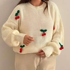 تصویر بافت آلبالو گیلاس - کرم 