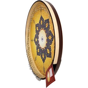 تصویر دف دربندی طرح ترنج 4/4 