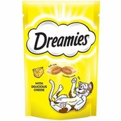 تصویر تشویقی گربه دریمیز طعم پنیر 60 گرم Dreamies Treat With Cheese 60g