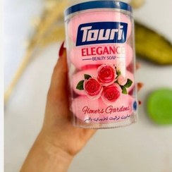 تصویر صابون توری آردن مدل ELEGANCE با رایحه گل رز بسته ۴ عددی 