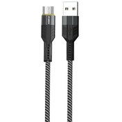 تصویر کابل تبدیل USB به MicroUSB هیسکا مدل LX-304 طول 1 متر 