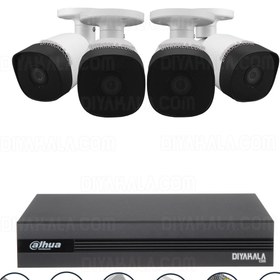 تصویر پکیج دوربین مداربسته داهوا B121-C4 ا DAHUA CCTV kit B121-C4 DAHUA CCTV kit B121-C4