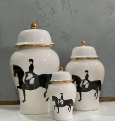 تصویر جینجر جار طرح هرمس اسب سوار 