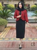 تصویر کت سارافن غزال 